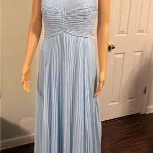 Chic Light Blue Maxi Dress